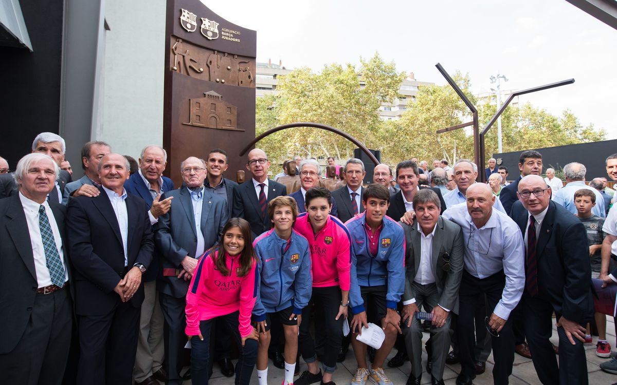 El Barça ja té un monument dedicat a tots els seus jugadors