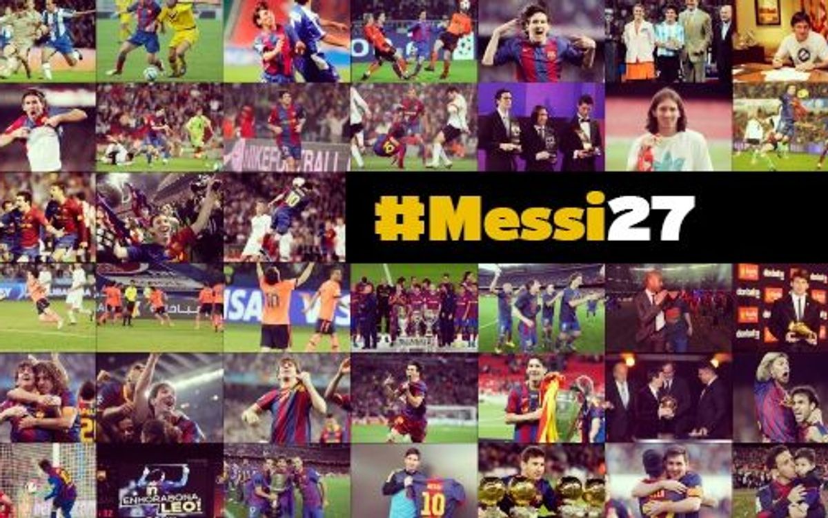 ¡Feliz cumpleaños, Leo Messi!