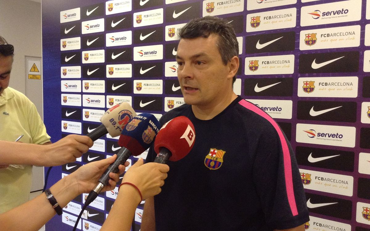 Xavi Pascual: “Els dos punts a Aranda valen igual que els de Logronyo”
