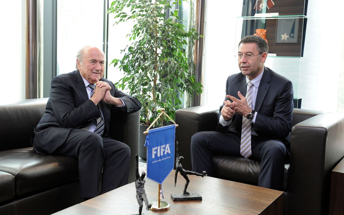 Reunió de la FIFA amb el FC Barcelona