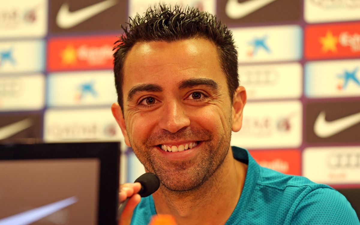 Relive Xavi press conference