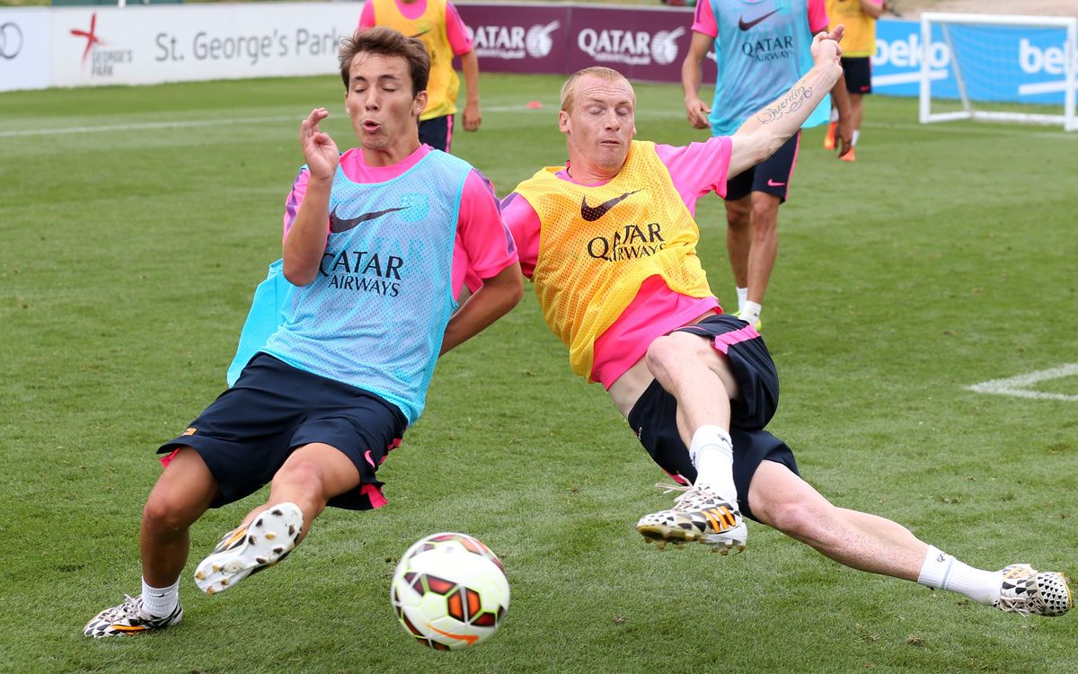 Good atmosphere in training