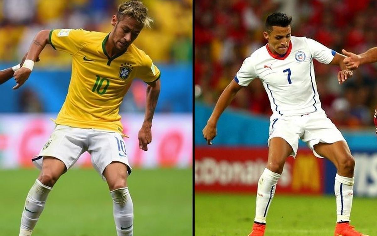 Brazil and Chile in fight for quarter final place