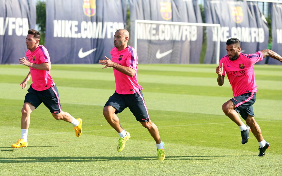 Double training session for latest arrivals