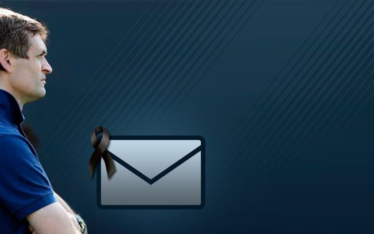 Send your messages of condolence