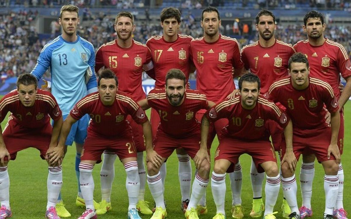 Spain lose and Croatia win