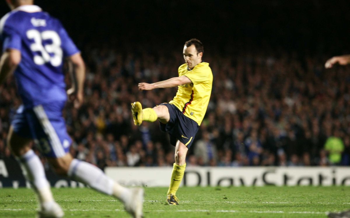 Iniesta's wonder goal at Stamford Bridge