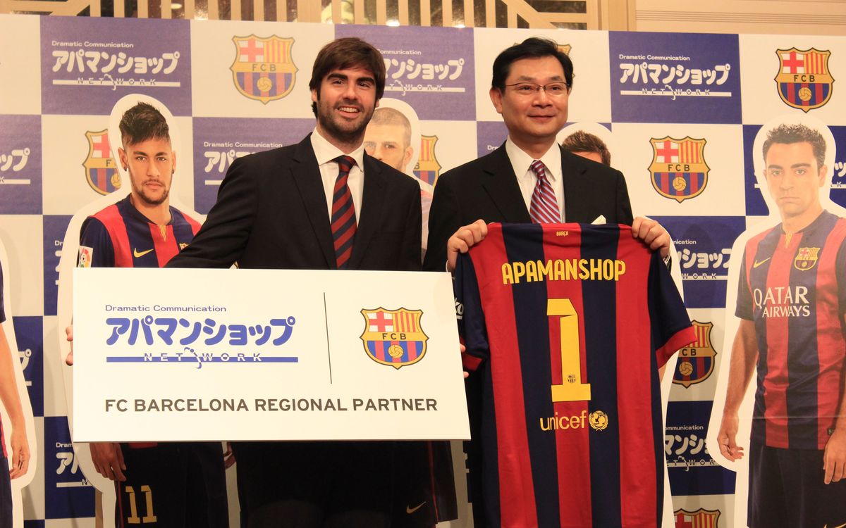 FC Barcelona and Apamanshop sign Japan Sponsorship agreement