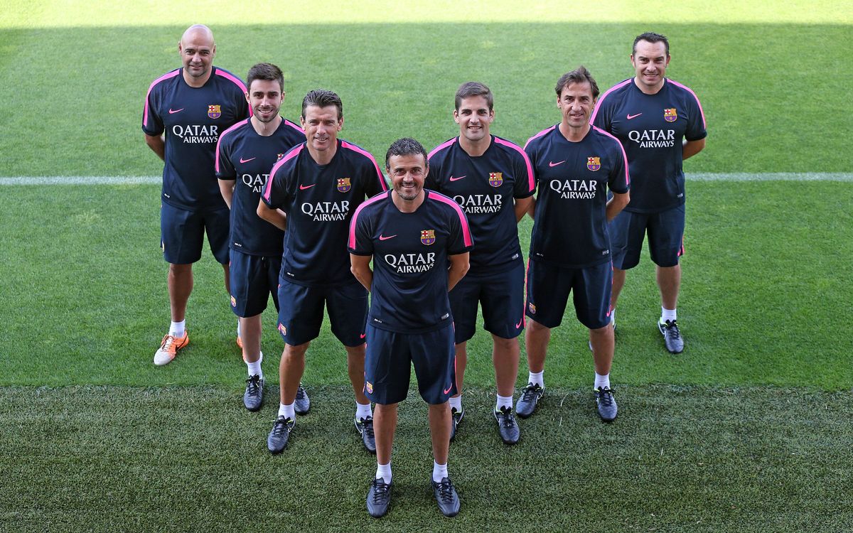 El cuerpo técnico del Barça 2014/15