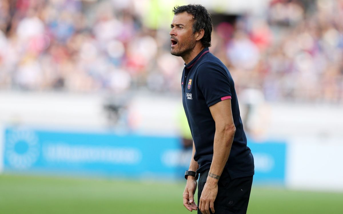 Luis Enrique: “The team must be based on fierce competition”