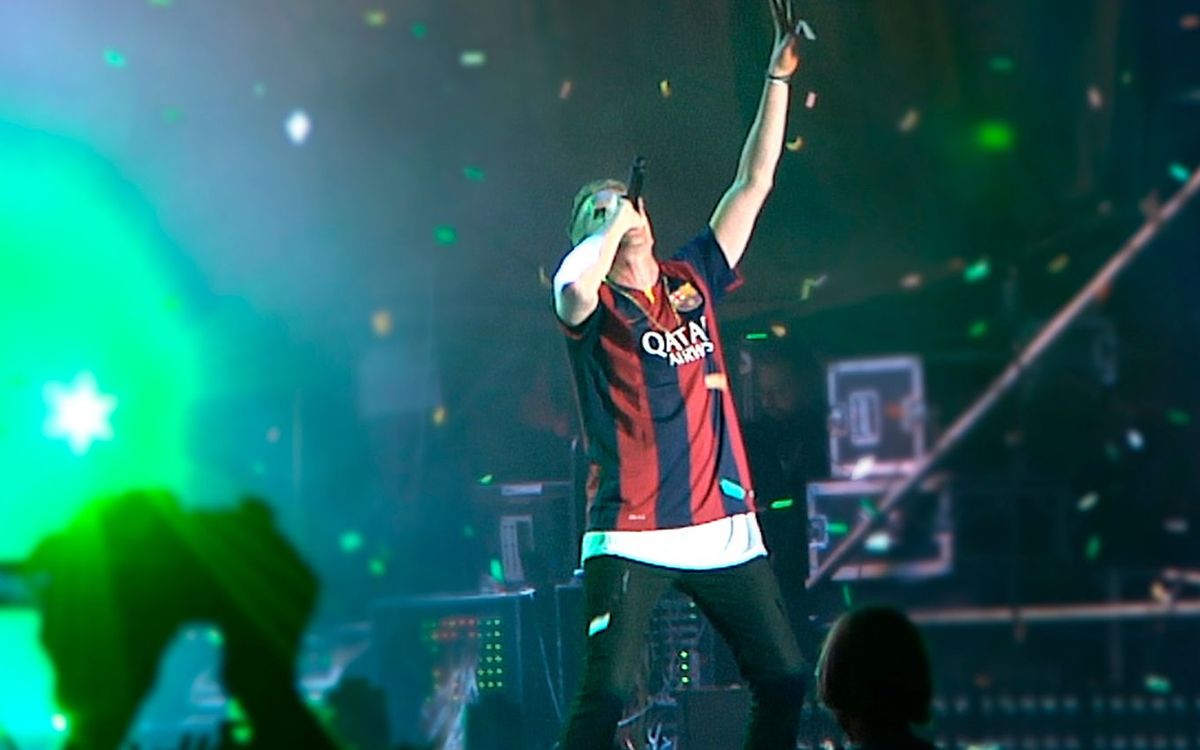 Macklemore turns the Cruïlla Festival blaugrana
