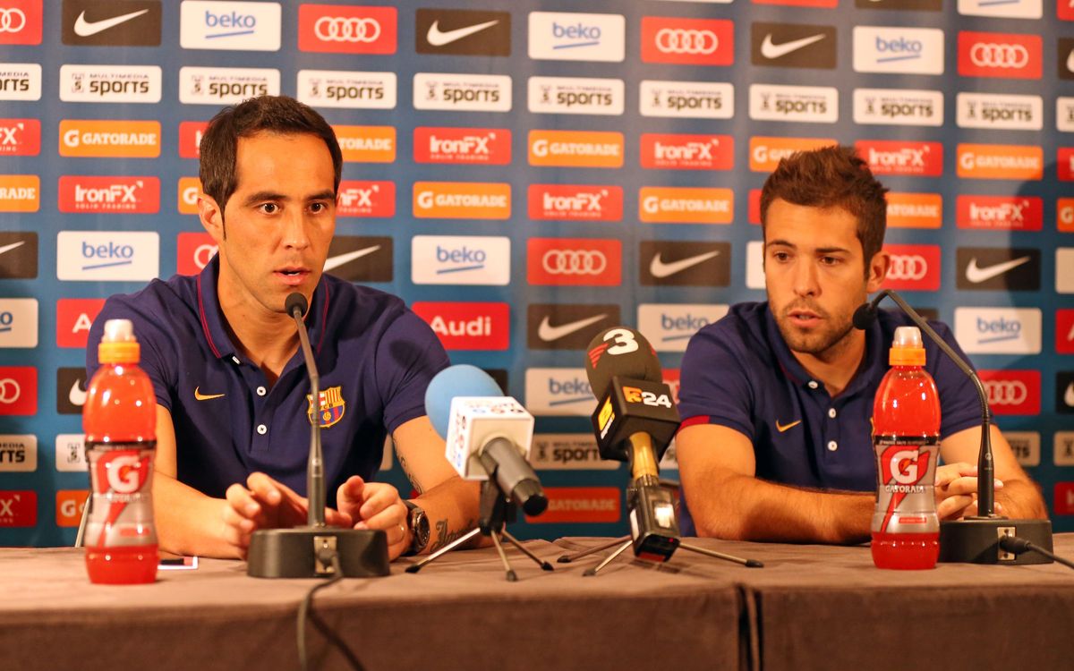 Claudio Bravo: “You always have to work to play”
