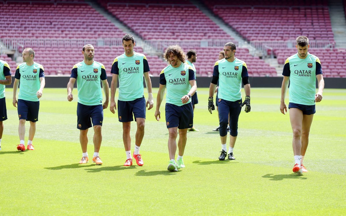 Finishing touches for tonight's title decider