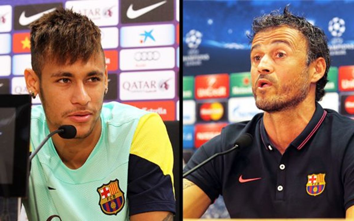 Live! Neymar Jr and Luis Enrique press conference