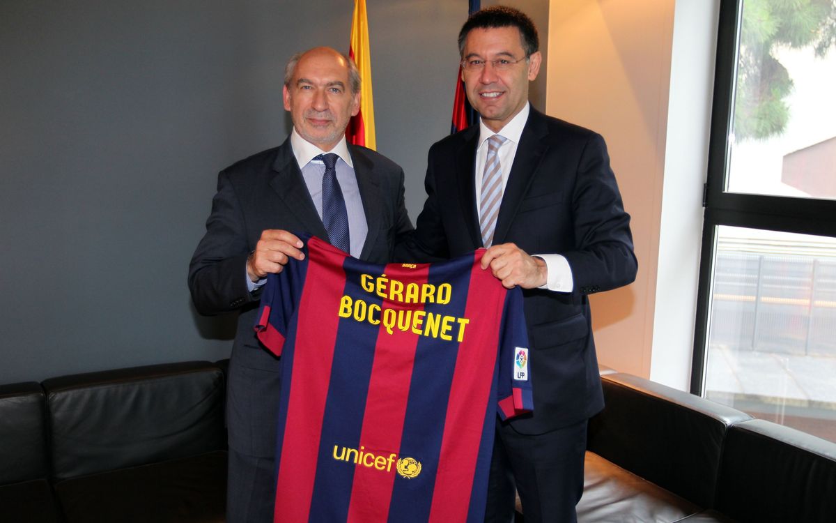 President Bartomeu meets with UNICEF