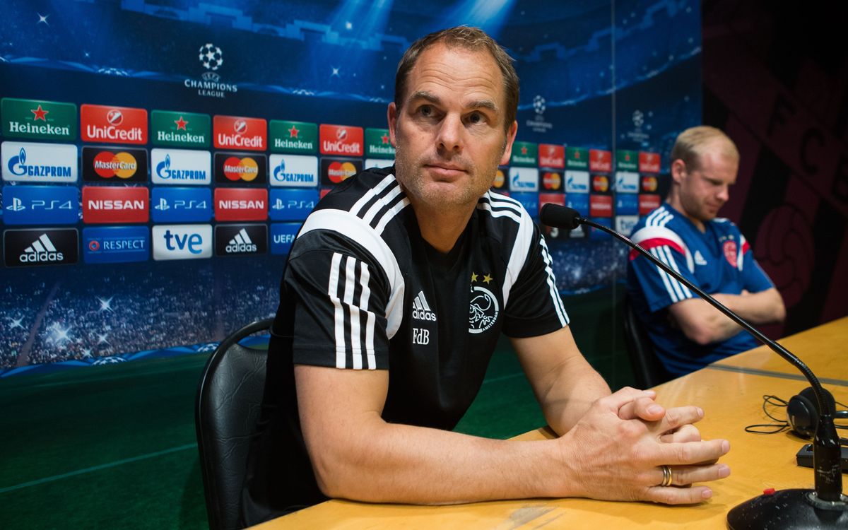 Frank de Boer: “Luis Enrique set an example as a professional”