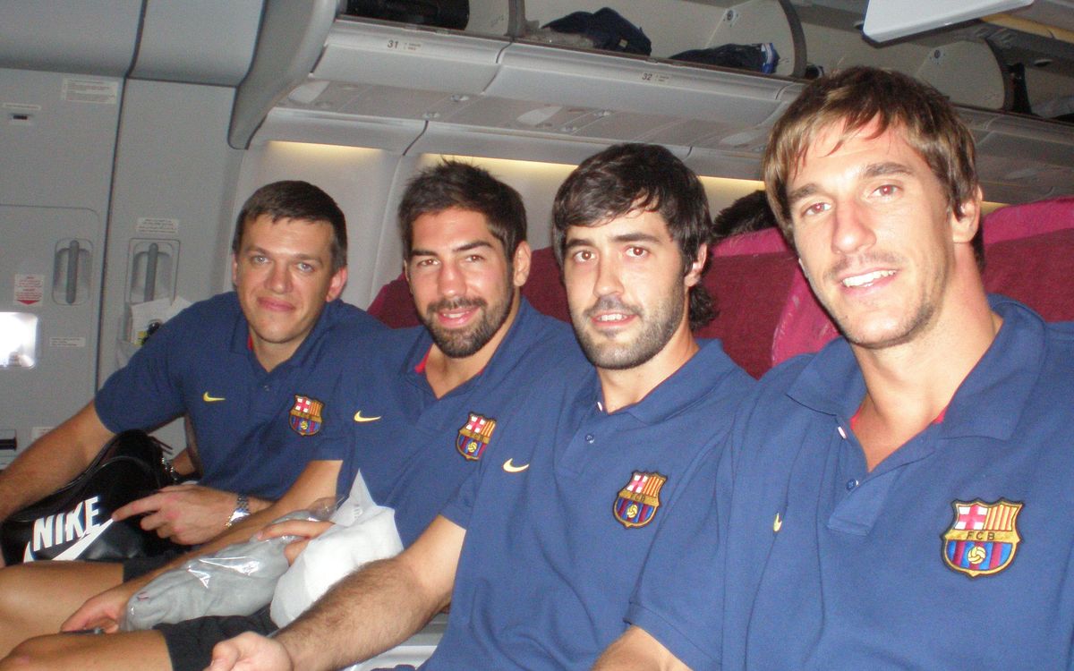 FC Barcelona handball team off to Qatar