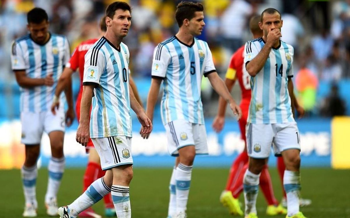 Leo Messi y Mascherano buscan la semifinal del Mundial