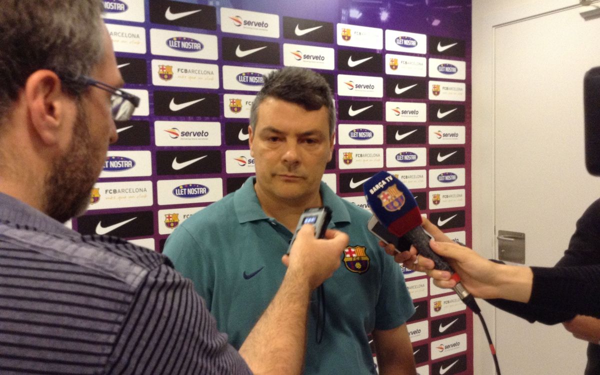 Pascual: “No té res que veure el partit de la Supercopa Catalana”
