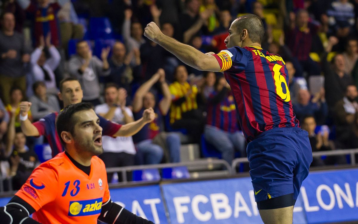 FC Barcelona Alusport – Azkar Lugo: A la Copa amb el cap ben alt (7-1)