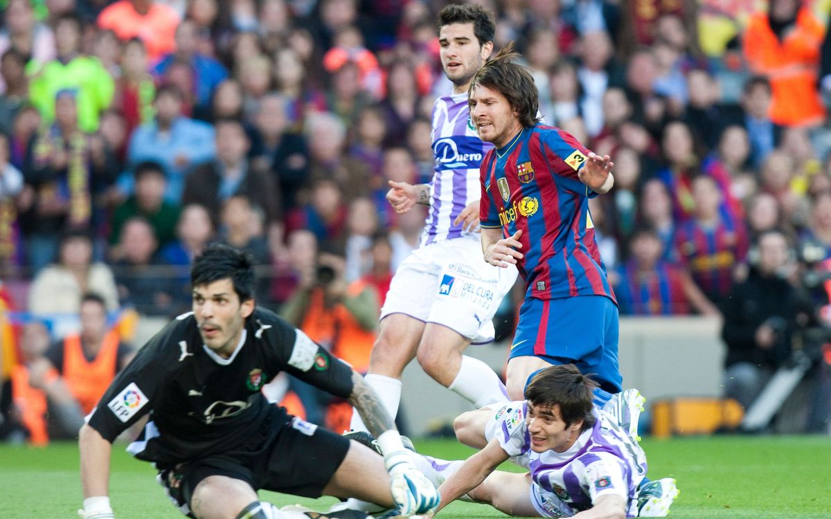 L'última Lliga guanyada a casa va ser la del 2010, contra el Valladolid / FOTO: MIGUEL RUIZ-FCB