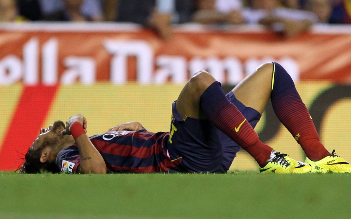 Neymar Jr, four weeks out of action