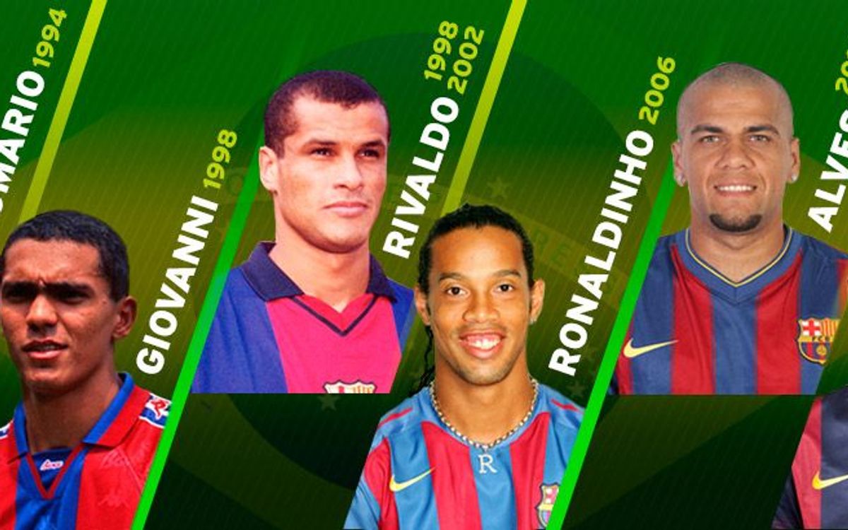FC Barcelona's World Cup Brazilians