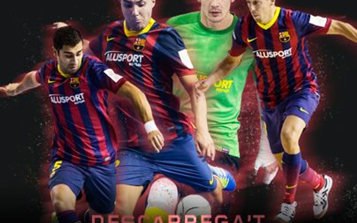 Els jugadors del Barça Alusport ja tenen els seus fons de pantalla