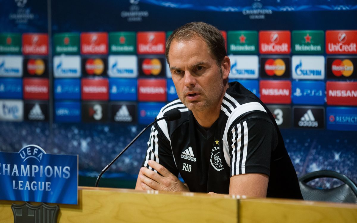 Frank de Boer demands best game in Ajax history