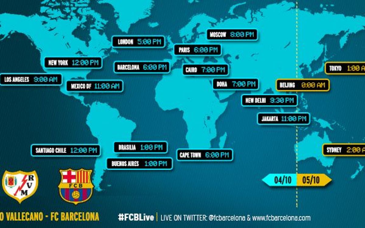 When and where to watch the Spanish League match between Rayo Vallecano and FC Barcelona