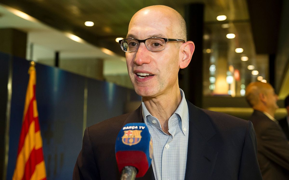 Adam Silver: “We’d like an NBA team to inaugurate the new Palau with a game against FC Barcelona”