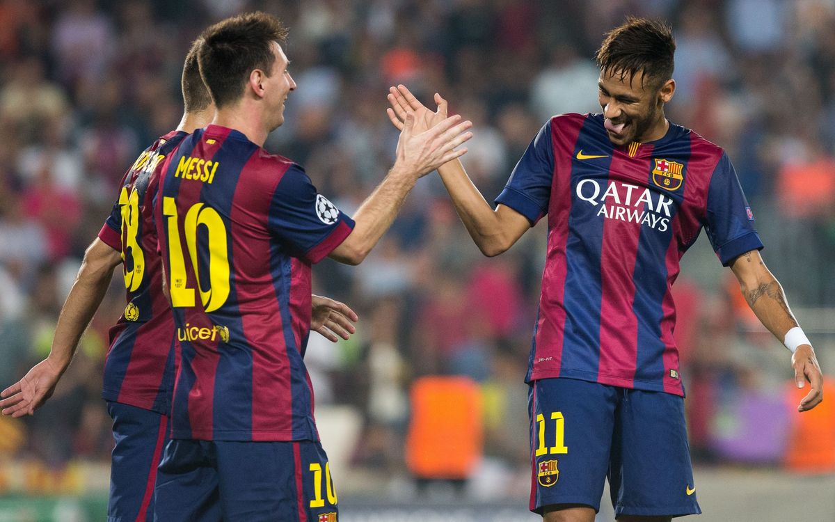 Messi and Neymar Jr: 13 goals in five games