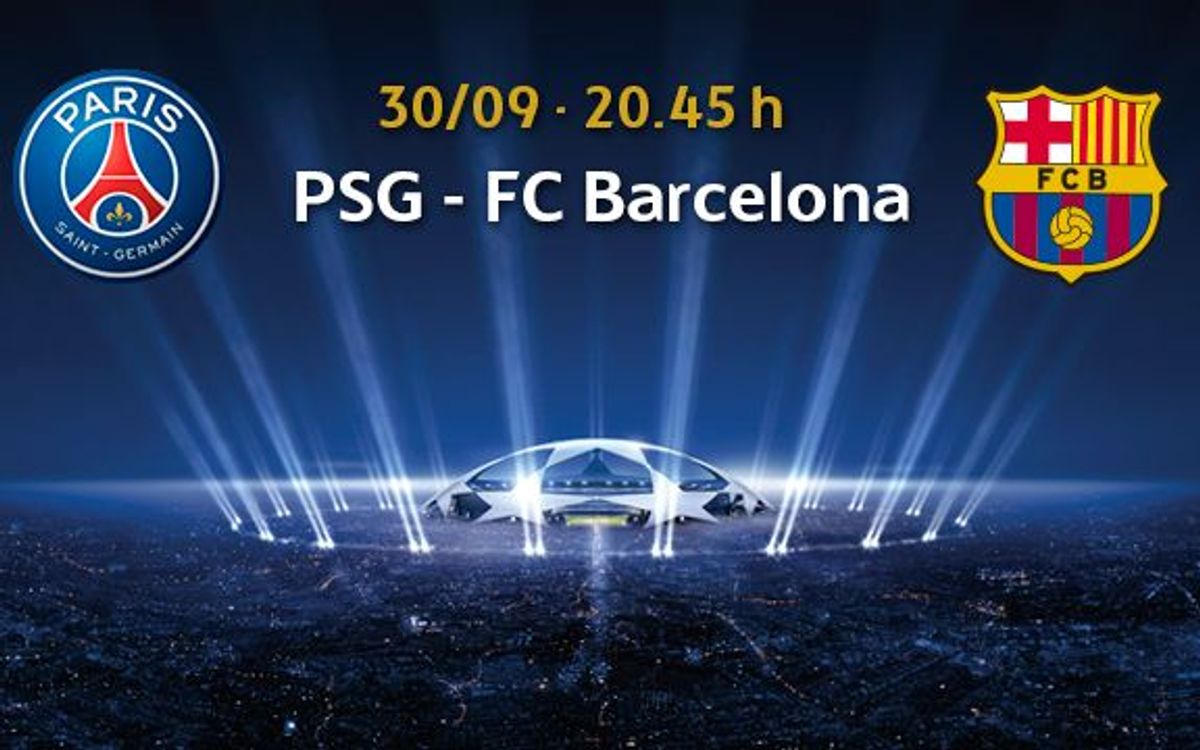 PSG v Barça, applications from the 15th