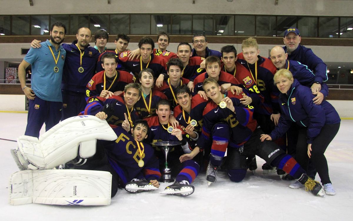El sub -18 del hockey sobre hielo, campeón de la Copa del Príncipe ( 9-4)