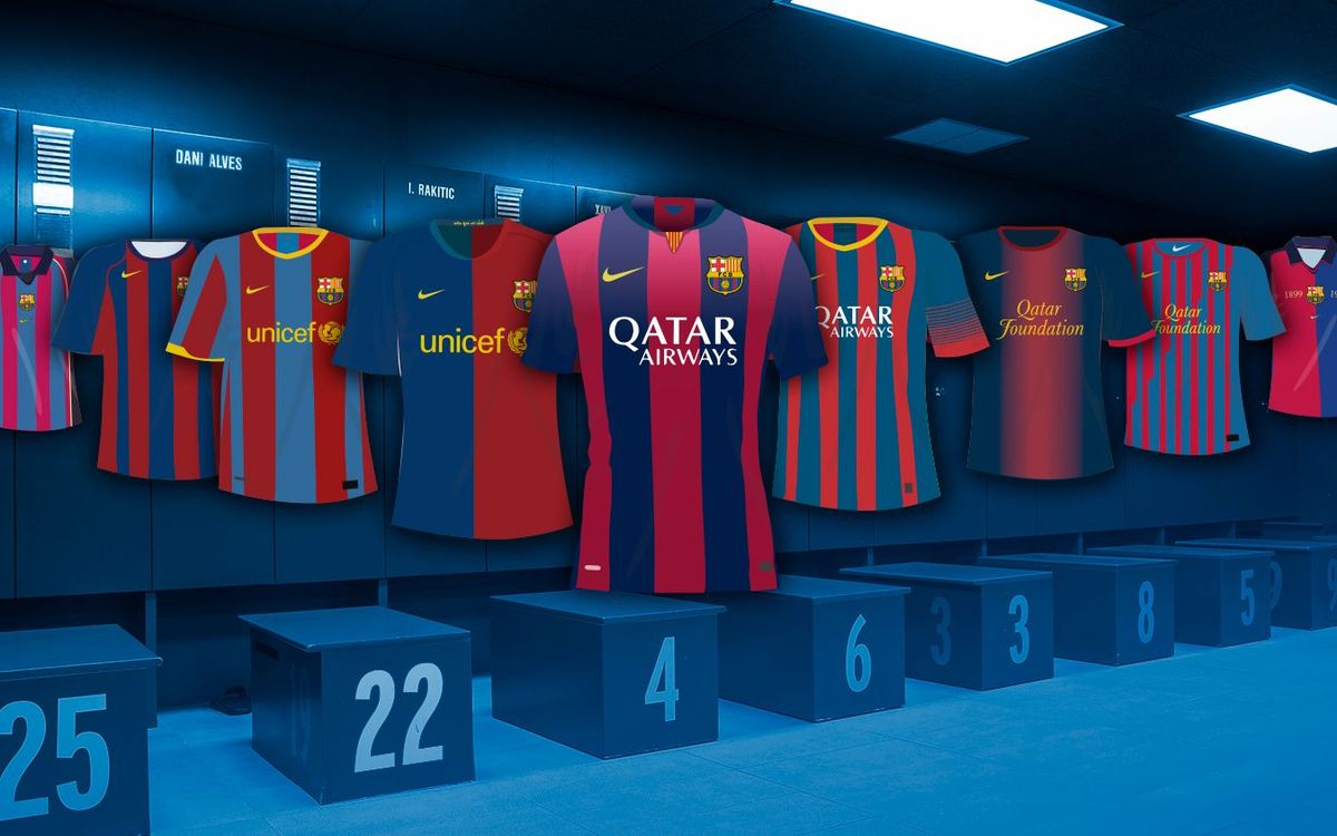 Do you remember every home kit Barça has had?