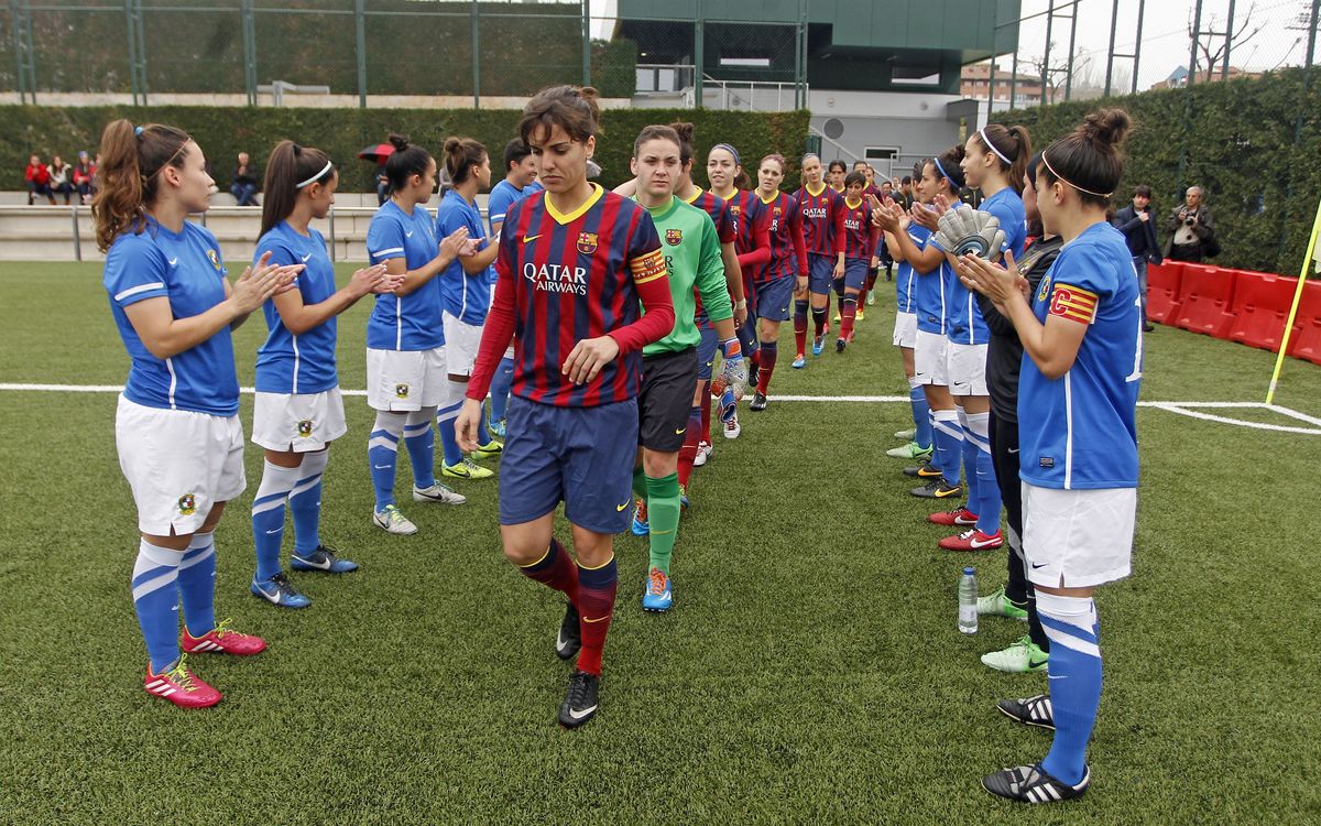 Femení A - Sant Gabriel: Celebren el títol amb golejada (5-1)