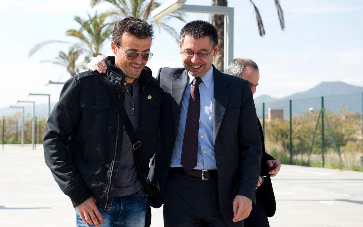 Luis Enrique to be presented on Wednesday