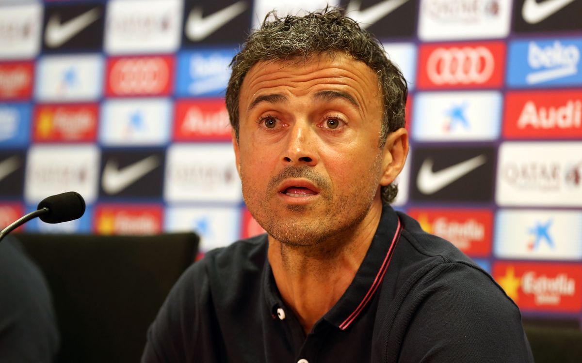 Luis Enrique says his team will not relax