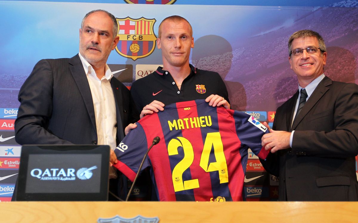 Jérémy Mathieu: “I have worked very hard to join FC Barcelona”