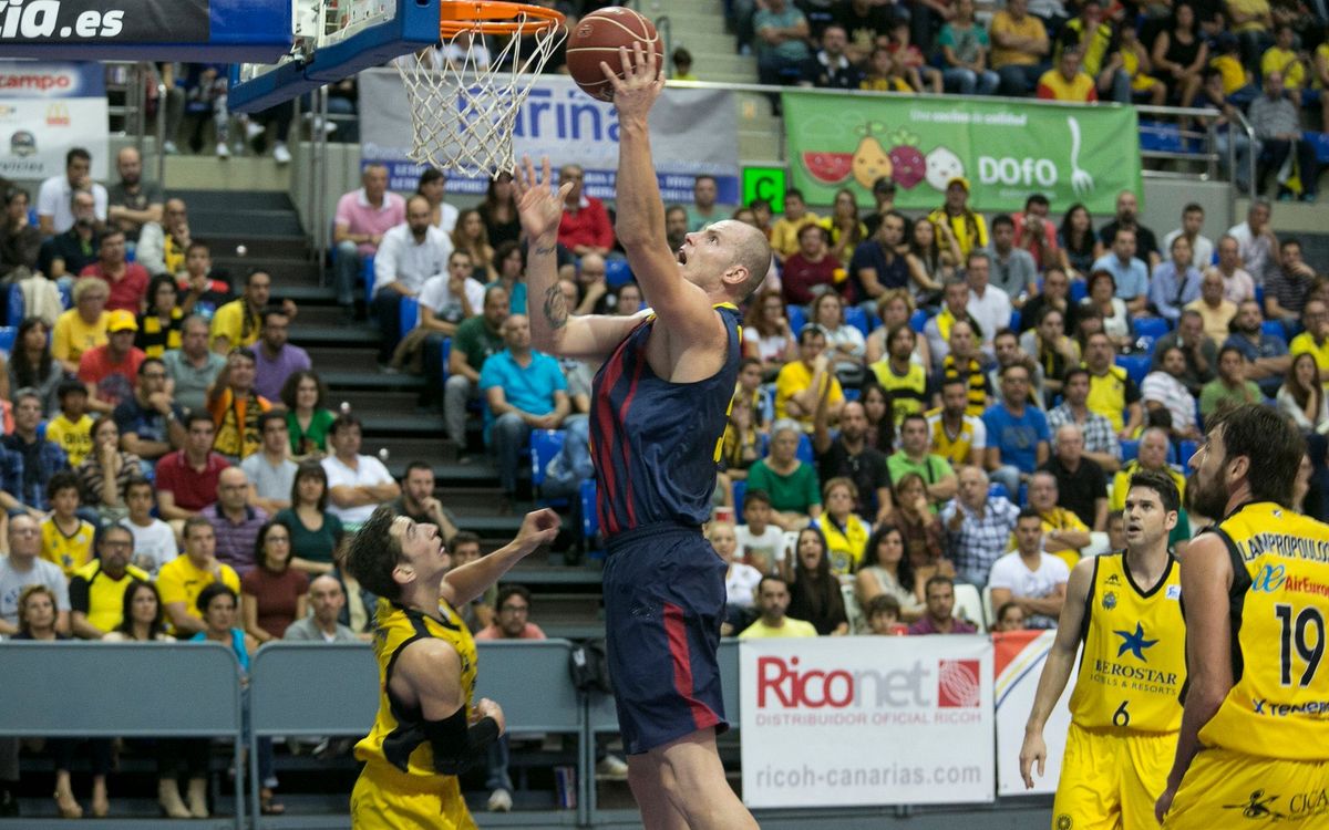 La victòria coral del Barça de bàsquet a Tenerife