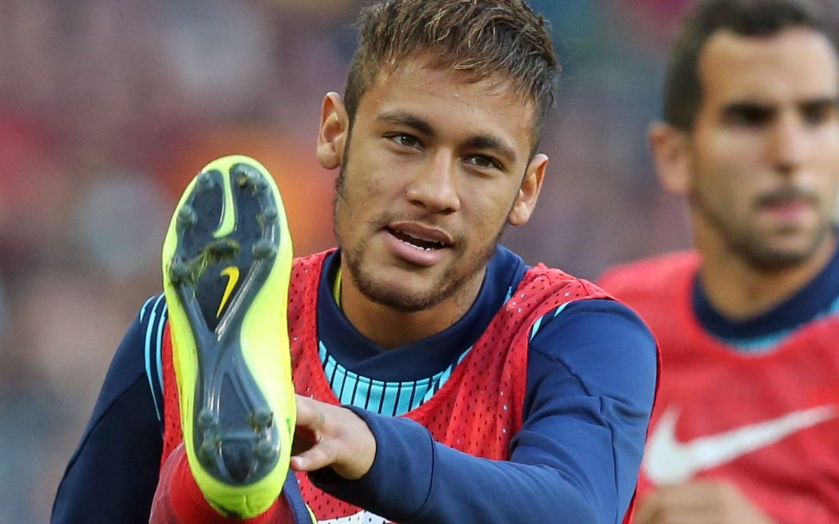 Así prepara Neymar Jr un partido