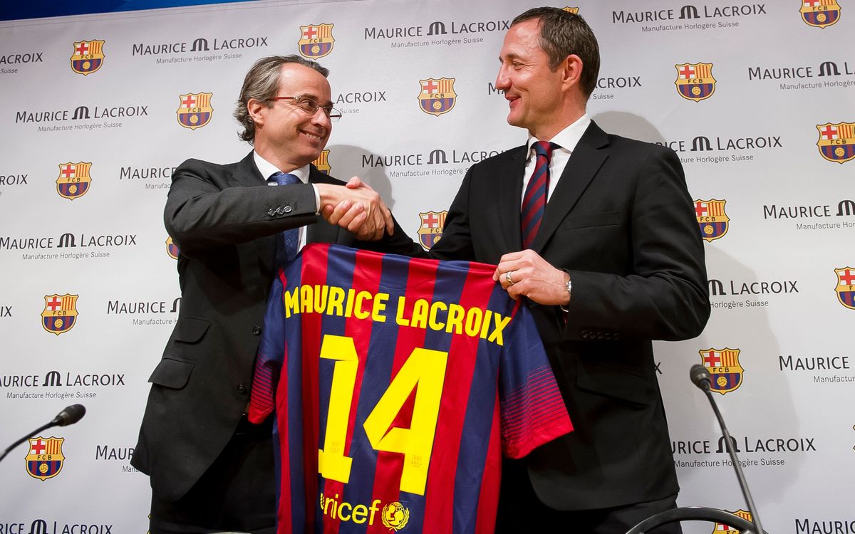 FC Barcelona and Maurice Lacroix sign sponsorship deal