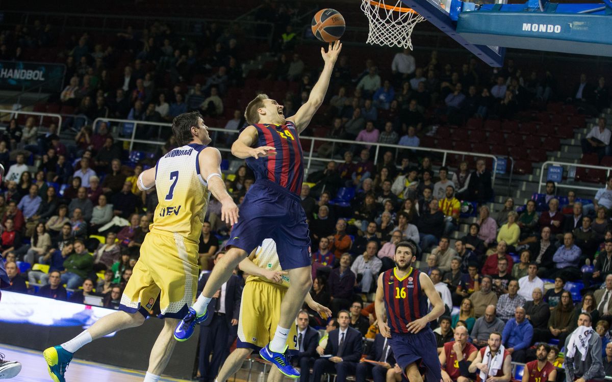 FC Barcelona – Budivelnik Kíev: Victòria i tercers de grup (96-77)