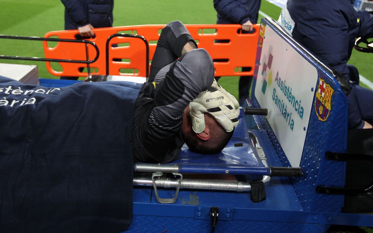 Valdés es lesiona el lligament encreuat del genoll dret