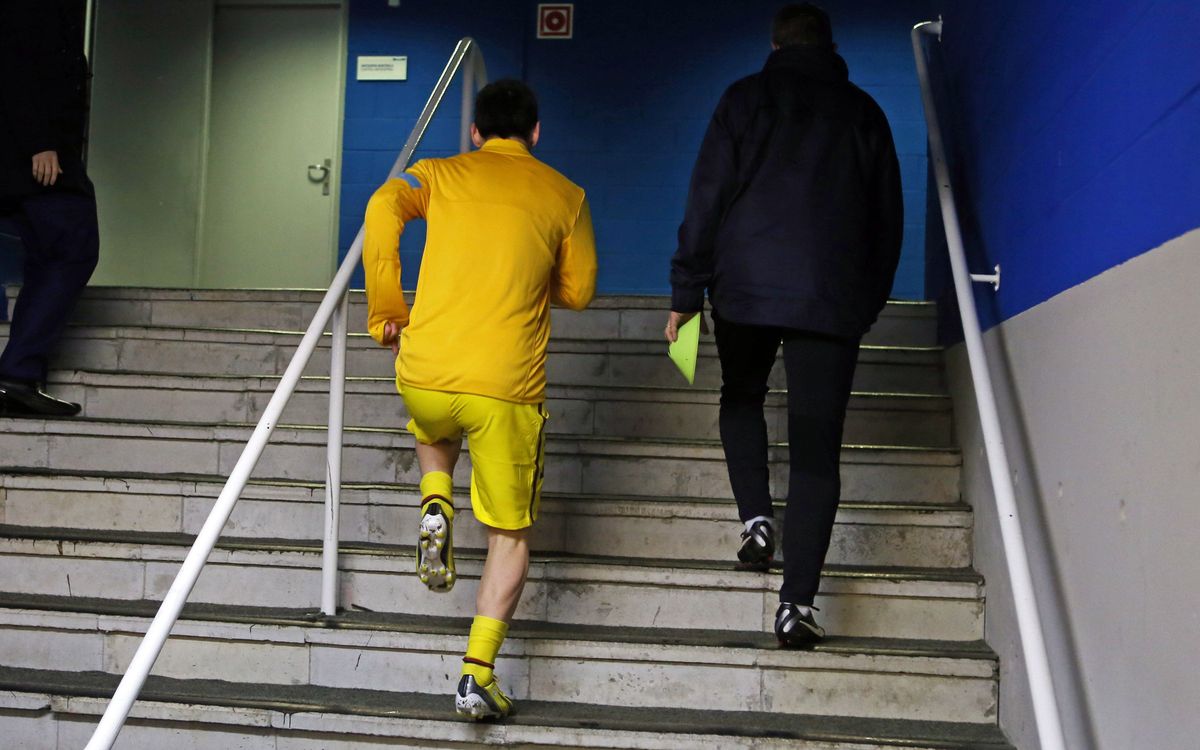 Inside the dressing room at Anoeta Stadium