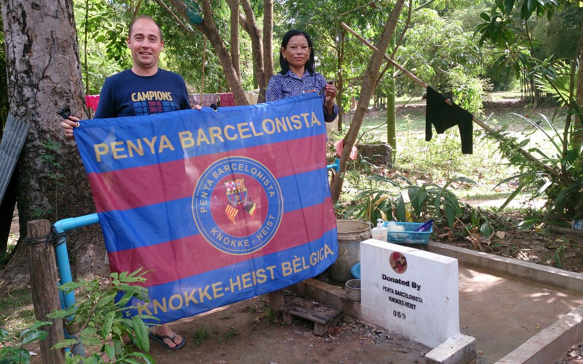 The Belgian PB Knokke-Heist has collected money for a fresh water well to be installed in Cambodia