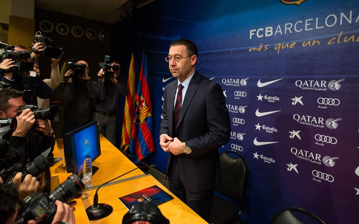 Josep Maria Bartomeu asks for support: “We are the same group