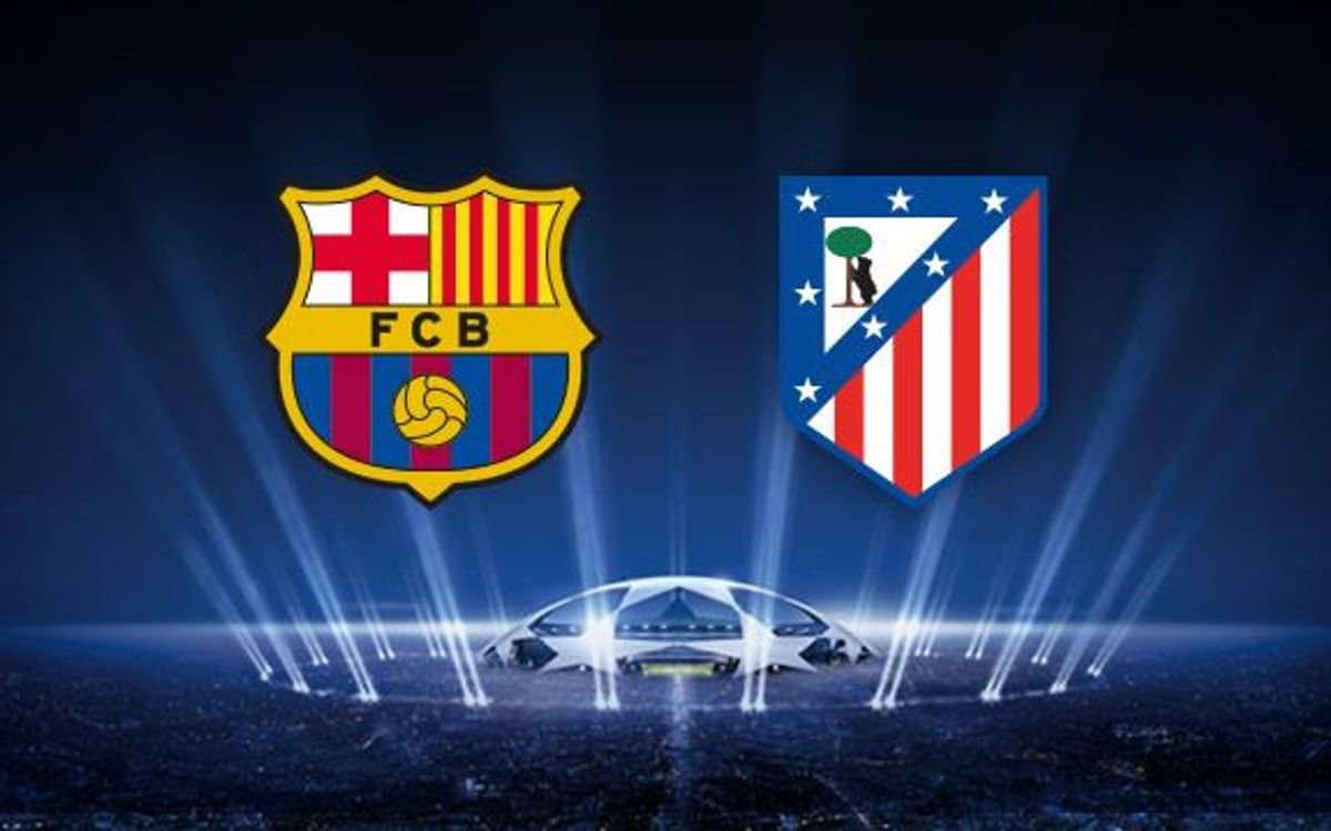 Atlético de Madrid are the rivals in the Champions quarter-finals