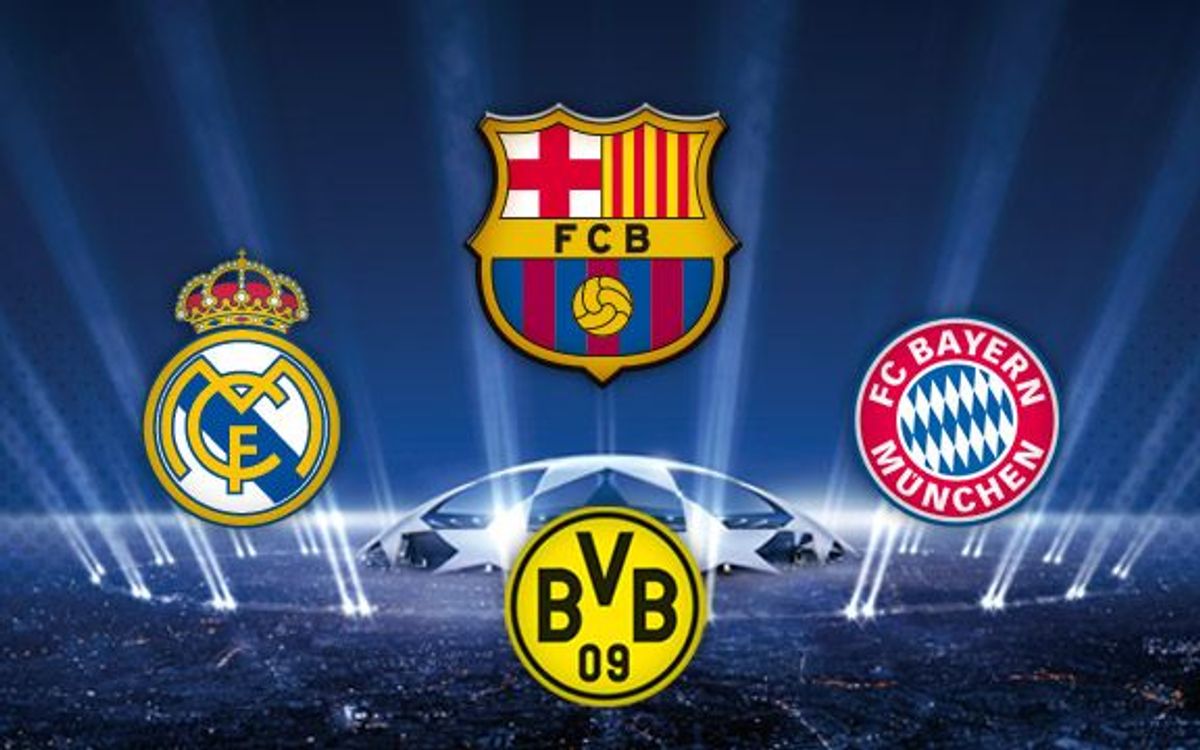 All hanging on Champions League semi final draw