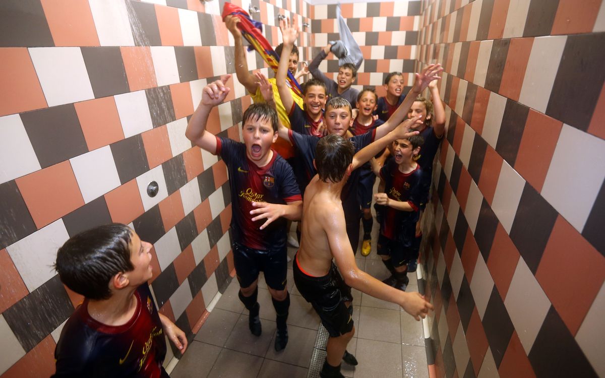 L'Aleví B, campió de Lliga